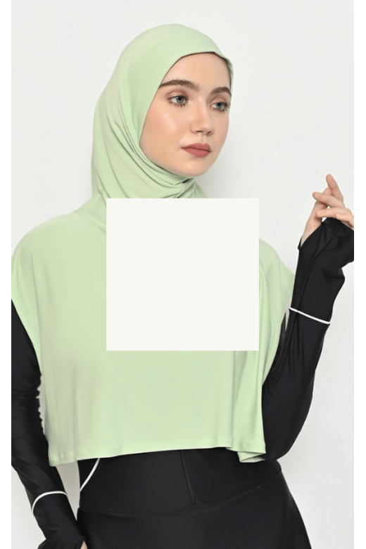 Alesha Hijab Outer Mint